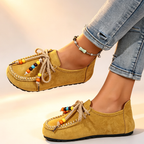 Beaded Slip-On Loafers