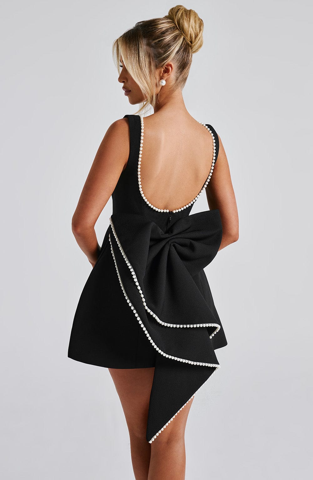 Women's Wedding Guest Structured Mini Dress