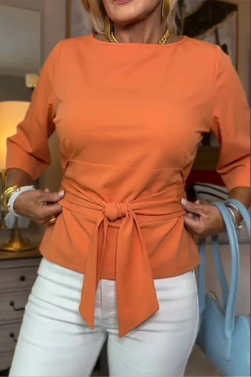 Daria | Stylish Tie-Belt Top