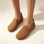 Patterned Knit Slip-On Flats - View 4