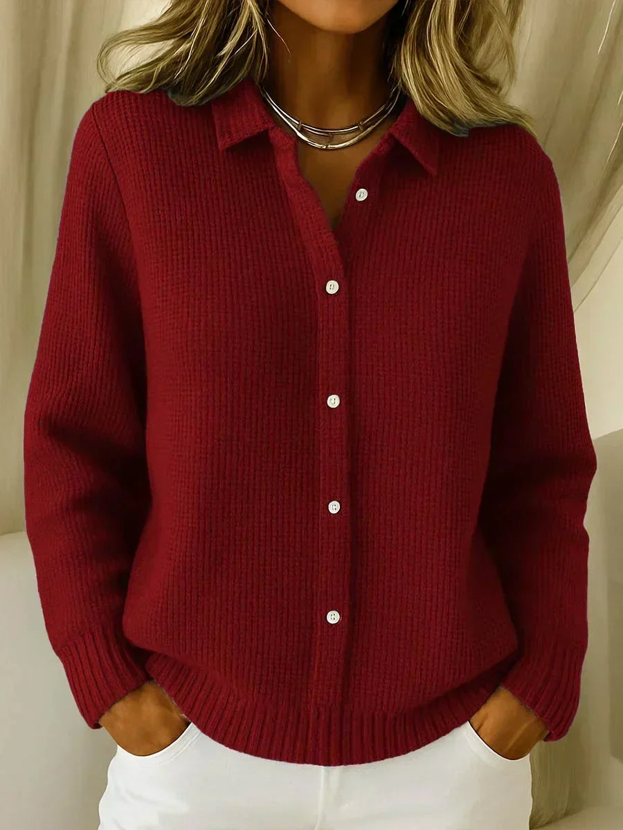 Katrina | Textured Knit Button Cardigan 2