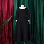 Women’s Classic A Line Midi Wedding Guest Dress