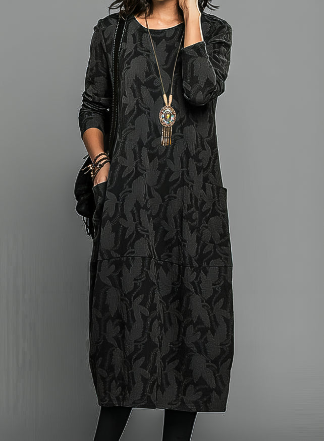 Women's Wedding Guest Printed Midi Dress