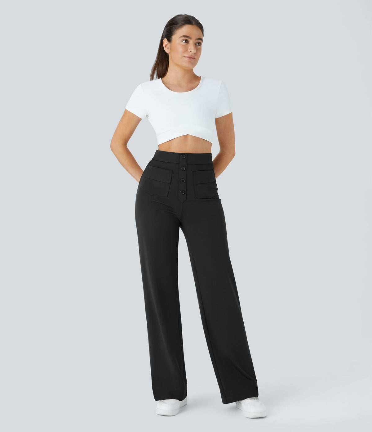 Relaxed Stretch Pants - View 6