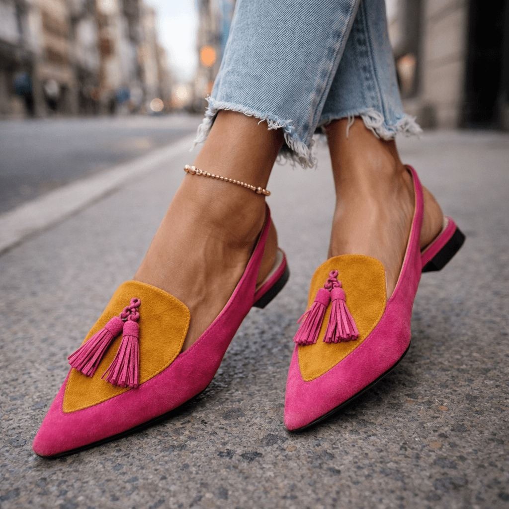 Elly| Sandals with straps and tassels 7