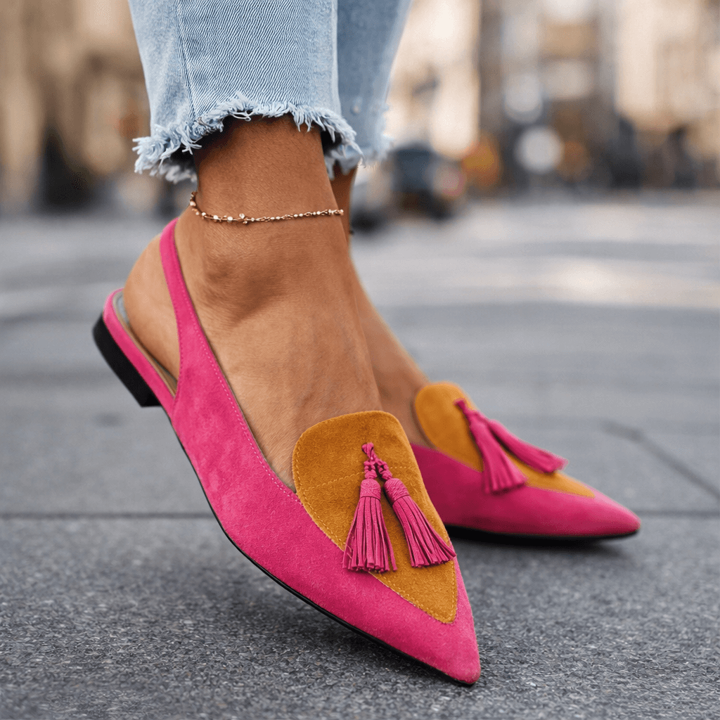 Elly| Sandals with straps and tassels 5