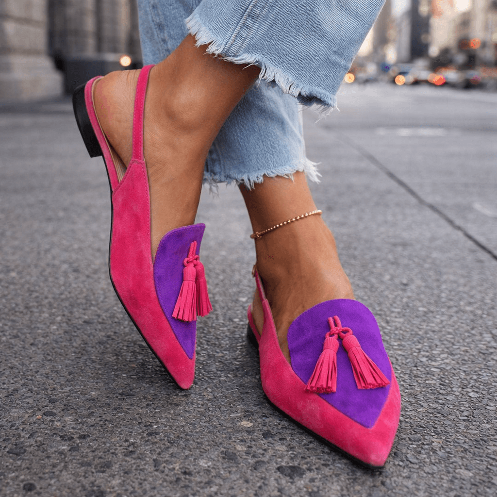 Elly| Sandals with straps and tassels 4