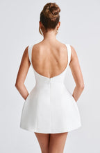 Women's Wedding Guest Structured Mini Dress