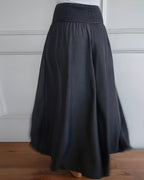 Smocked-Waist Palazzo Pants - View 6