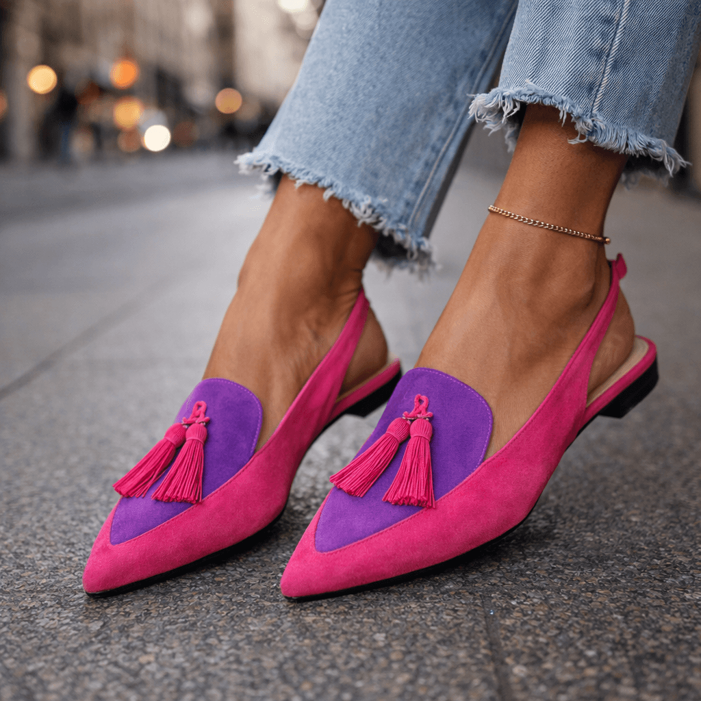 Elly| Sandals with straps and tassels 6