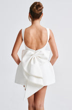 Women's Wedding Guest Structured Mini Dress