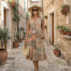 Rachel | Elegant Printed Midi Dress 4
