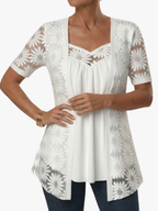 FLOWER BLOUSE FOR WOMEN