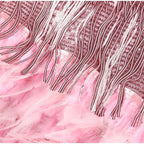 Nicole - Sequin Fringe & Feather Hem Spaghetti Strap Mini Dress