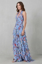 Belladina Floral Tiered Maxi Dress