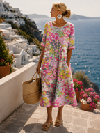 Leonor Floral Midi Dress
