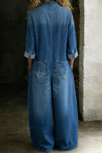 Thalassa - Casual Denim Jumpsuit