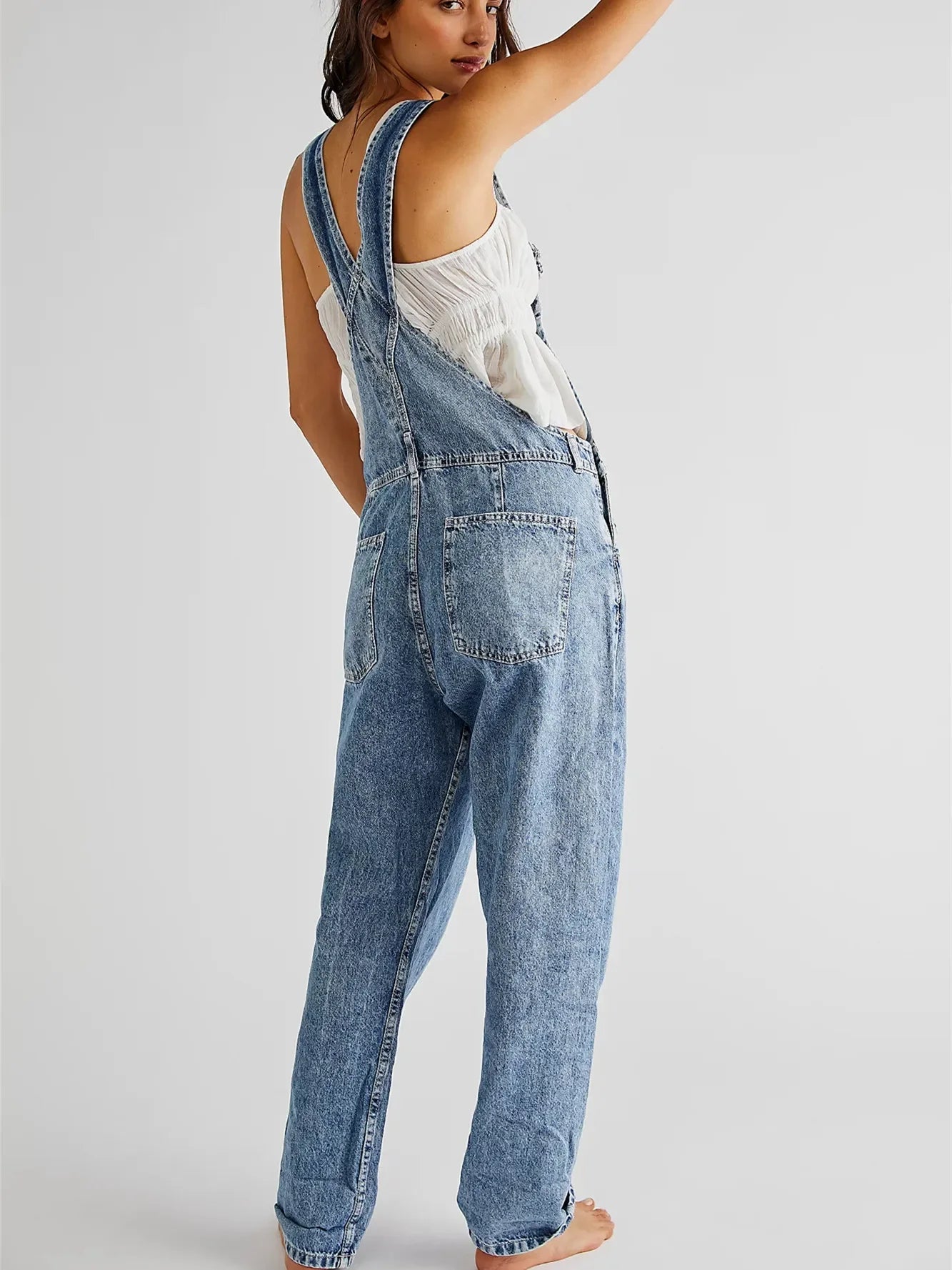 Mirelle | Stretch Denim Classic Overalls