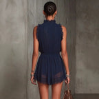 Novalie™ | Sleeveless V-Neck Ruffle Mini Dress 6