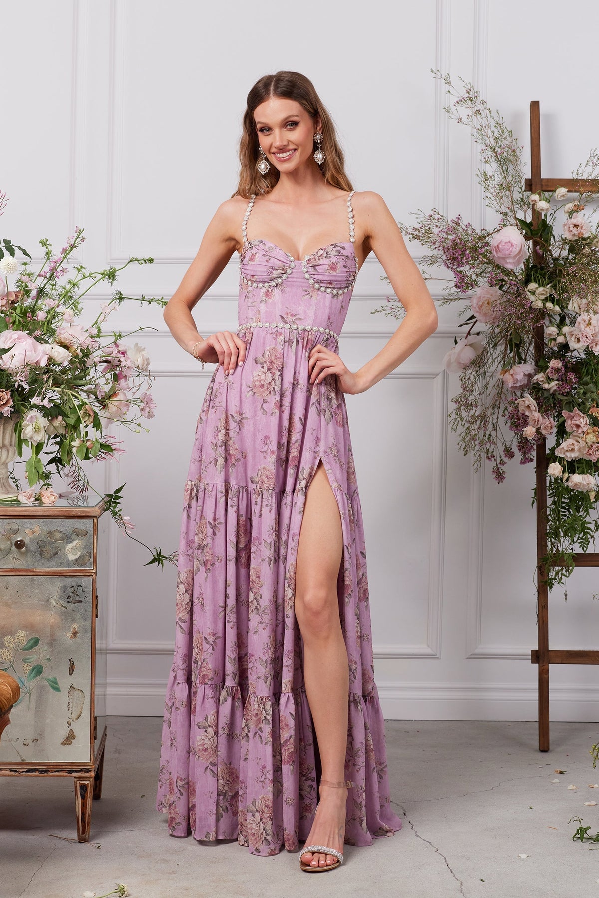 Lia Elegant Flowing Dress