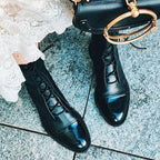 Sophia - Women’s Lace-Up Leather Ankle Boots