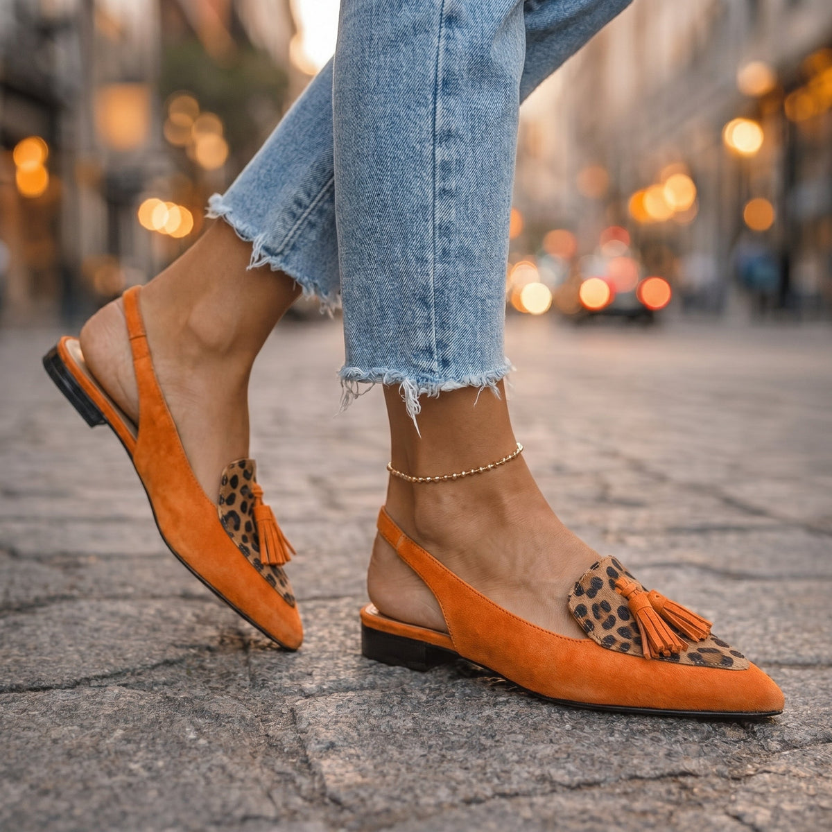 Elly| Sandals with straps and tassels 2