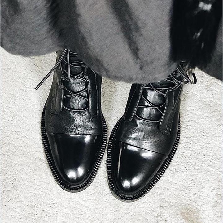 Sophia - Women’s Lace-Up Leather Ankle Boots