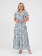 Ismeria | Floral Chiffon Maxi Dress 2