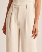 Relaxed Tie-Waist Wide-Leg Pants - View 14