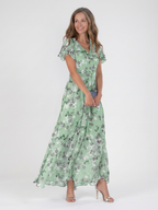 Ismeria | Floral Chiffon Maxi Dress 4