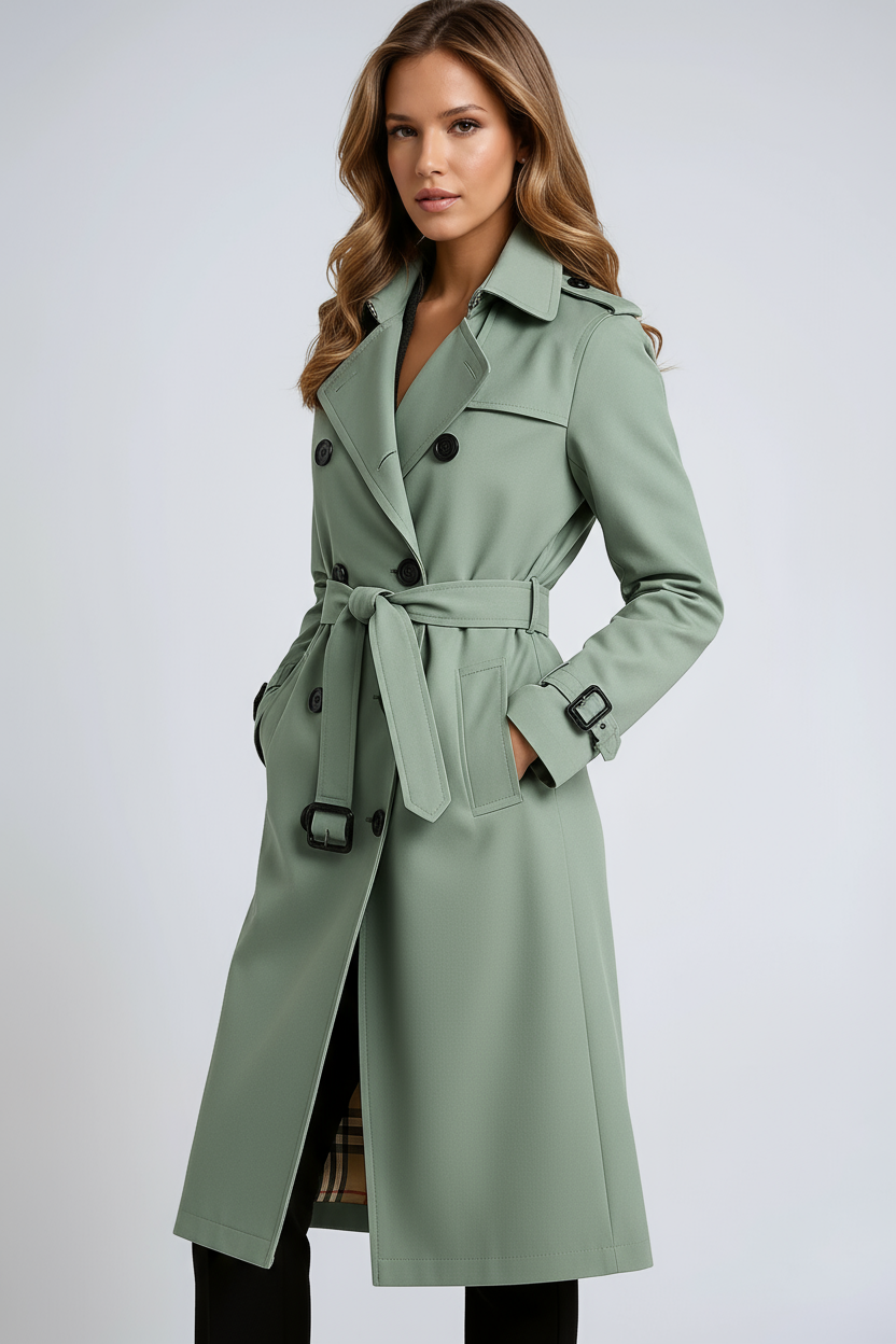 Clara trench coat - Green