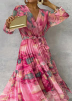 Hazel Floral Wrap Dress