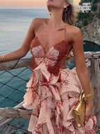 Medina Butterfly Maxi Dress