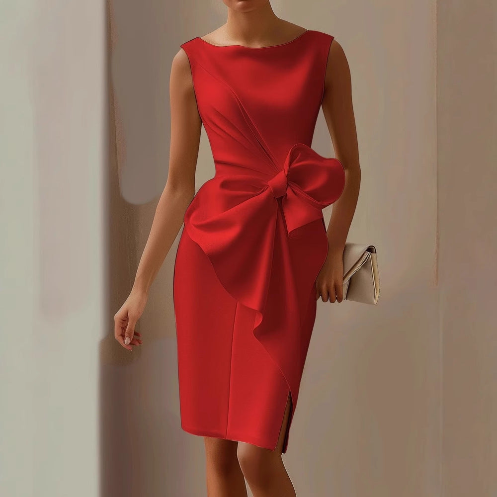VESLI - Midi Dress with Soft Texture