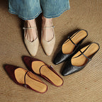 Hannah - Women’s Slip-On Mules – Elegant Summer Comfort Shoes