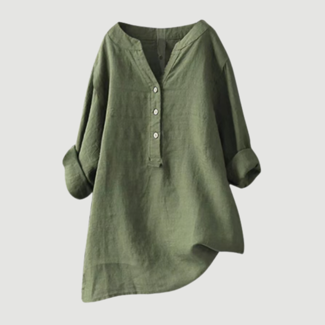 Gail shirt - Green view 2