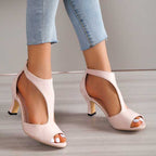 Martha - Orthopedic Comfort Heels – Open Toe Support Sandals
