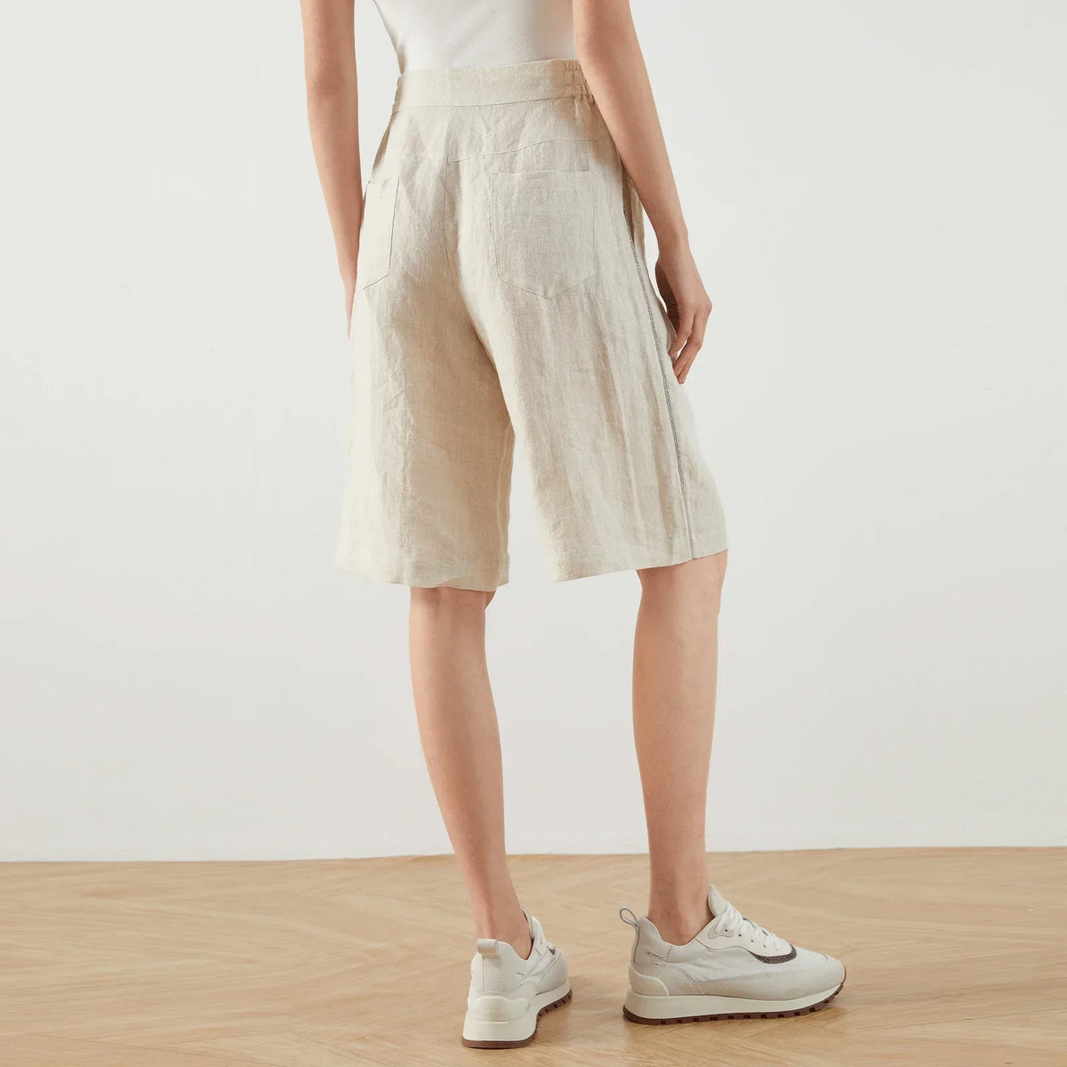 Sofia Relaxed Long Shorts - View 7