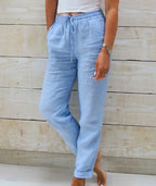 Clara Relaxed Drawstring Pants - View 6