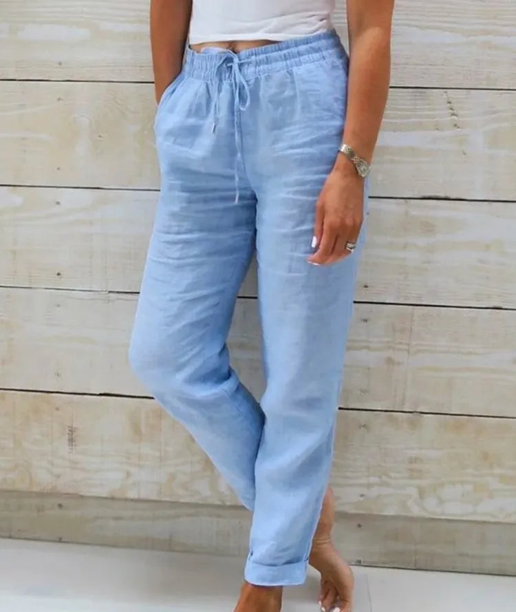 Clara Relaxed Drawstring Pants - View 6