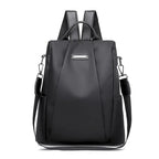 Chic Versatile Women's Backpack With Removable Strap - Black View 3