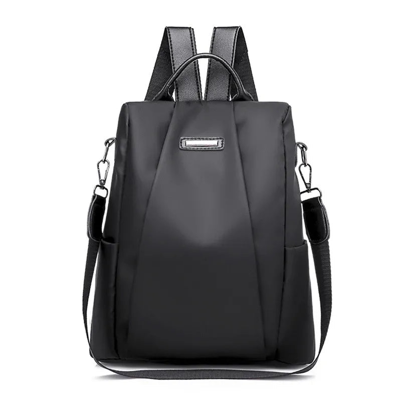 Chic Versatile Women's Backpack With Removable Strap - Black View 3