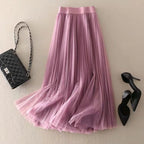 Morgan Pleated Flowy Skirt