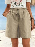 Nora Drawstring Shorts - View 7