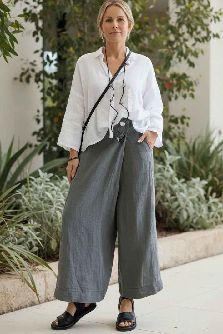 Viona Relaxed Wide-Leg Pants