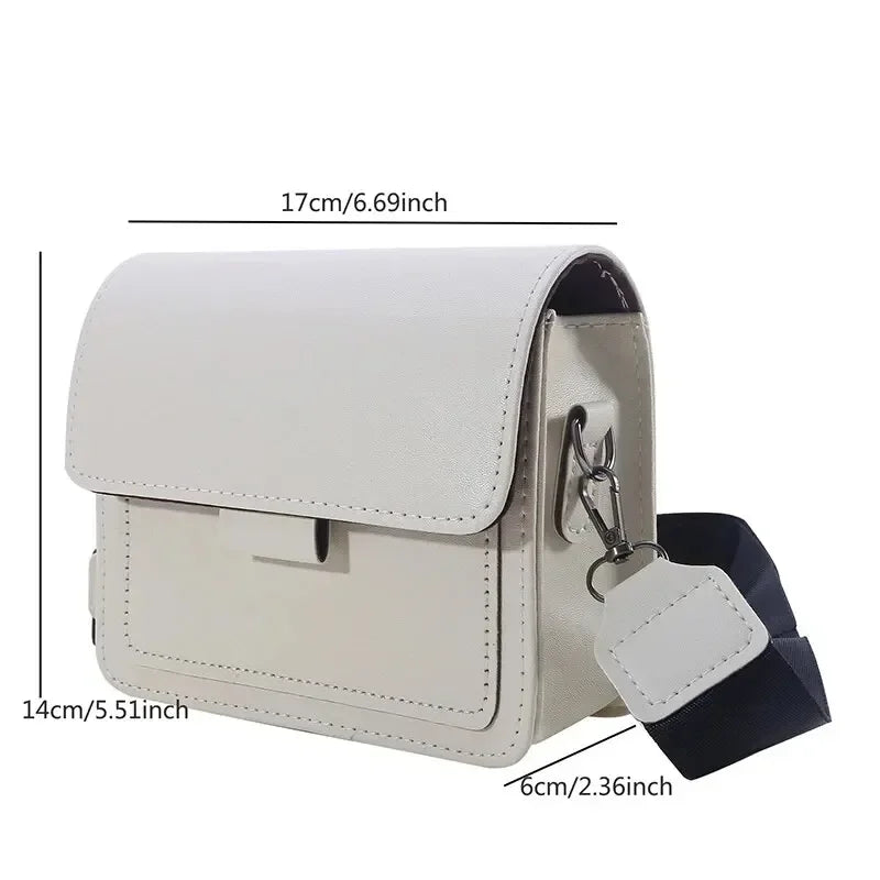 Compact Crossbody Bag - White product view