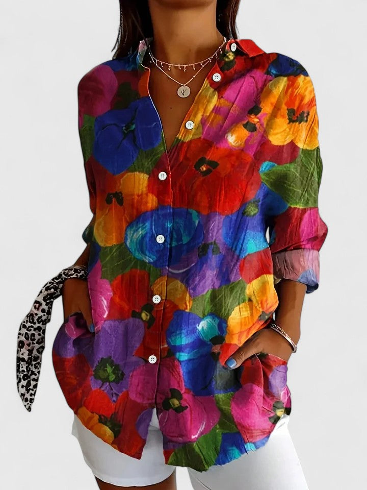Holly printed blouse - Multi-colored 2 view 6