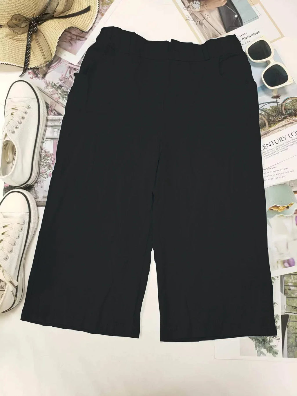 Jade Cuffed Capri Pants - View 17