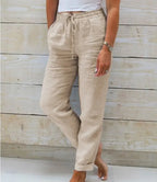 Clara Relaxed Drawstring Pants - View 4