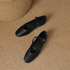 Elora Leather Flats